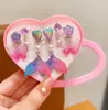 Pinzas para Orejas de Sirena para Niños, Aretes Indoloros para Niñas, Accesorios, Aretes de Dibujos Animados para Niñas Pequeñas, Aretes para Actuación Escénica de Bebés