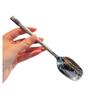 Cuchara acero inoxidable alto valor coreana cabeza cuadrada engrosada casera para sandía sopa comer linterna mango largo