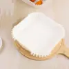 Fritadeira a Ar Quadrada Papel Silicone Bandeja de Papel para Óleo Bandeja de Papel Papel Redondo Absorvente de Óleo Base de Papel para Alimentos Assar Papel Descartável Assar Doméstico