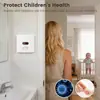 Interruptor de Sensor de Onda Infrarroja para Pared Inteligente Wifi Tuya Panel Táctil Sin Contacto Interruptor de Sensor con Control Remoto Estándar UK/EU