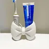 Suporte Criativo para Escova de Dentes e Pasta de Dentes Caixa de Armazenamento para Pia Rack de Armazenamento para Escova de Dentes Pasta de Dentes Esponja de Maquiagem Rosa Fofo Coisa Boa