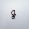 Llavero con Cierre de Langosta de Luna Colorido, Forma Especial, Hebilla de Resorte, Hebilla para Perro, Colgante Hecho a Mano DIY, Accesorios de Joyería, Versión Coreana
