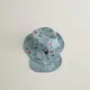 Sombrero de pescador fino de secado rápido de verano para niños coreanos, niños y niñas, sombrero con capa para protección solar y del cuello para bebés