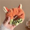Novedad Otoño/Invierno 2025 Dibujo Animado Zootopia Judy Nick Lazo para el Cabello de Peluche Diadema Accesorio para el Cabello