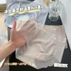 Calcinhas de seda gelada de cor sólida ultrafinas, calcinhas de seda femininas de cintura média de verão respiráveis finas macias estilo japonês, disponíveis para atacado