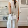 Bolso de Cuero Patentado de Gama Alta para Mujer con Lunares, Nuevo 2026, Bolso Cruzado Versátil, Bolso de Mano de Moda, Bolso tipo Concha