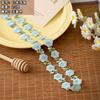 Renda de bordado colorida solúvel em água de 2 cm de largura, código de barras, acessórios de renda decorativos para gola e punho de roupa cheongsam Hanfu