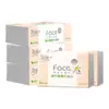 Polvo de papel suave y limpio Rostro 3 capas 24*10 paquetes de toalla cuadrada pequeña pañuelo facial de papel pulpa de madera 100% nativa p