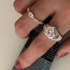 Moda coreana Elegante Versátil de Alta Gama Diseño de Nicho Diamante Cuadrado Zirconia Extremadamente Fina Anillo para Mujer estilo ins Lujo Ligero