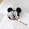 Colgante Plano de Acrílico de Dibujos Animados de Mickey para Bolsa de Pan, Lindo Clip de PP, Colgante para Bolsa de Regalo