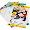 Tarjetas transparentes acrílicas personalizadas con personajes de anime de dibujos animados, marcapáginas de celebridades y marcos de fotos para viajes y fotografía