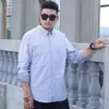 Camisa Masculina de Outono Manga Longa Tamanho Extra Grande Homem Gordo 2021 Tamanho Plus Masculino Solta Barriga Grande Homem Gordo Camisa