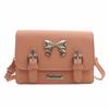 Lindo Bolso Casual con Lazo para Niña Bolso Mensajero de Moda Primavera 2024 para Mujer Bolso de Hombro para Viajar