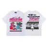 Transfronterizo Hellstar Hellstar Verano Nuevo Marca de Moda Europea y Americana Camiseta de Manga Corta Holgada para Hombre y Mujer Nfc