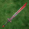 Guan Yu Hoja de Dragón Verde Media Luna Lu Bu Alabarda Fang Tian Juguetes Periféricos de los Tres Reinos Espadas Armas de Plástico PP Arma de Zhang Liao