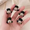 Acessórios de Cabelo de Pérola Cinza Sense de Alta Qualidade para Prender Cabelo tamanho pequeno Adorno de Cabeça Feminino Clipe Lateral para Franja Presilha de Cabelo de Princesa