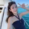 Bikini de aguas termales estilo coreano ins hot pecho pequeño alto color sólido sexy de una pieza 2025 nuevo traje de baño para mujer