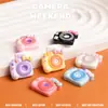 Yqt Cámara de Caricatura Simulada Lazo Mini Cámara Accesorios de Resina para Bricolaje Ropa para Muñecas Colgante de Decoración