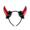 Nueva Diadema de Disfraz de Diablo de Halloween, Alas, Bastón, Cola, Accesorios Divertidos para Parejas de Fiesta para Fiesta de Baile de Carnaval