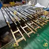 Manijas de Puerta Grandes Personalizadas para Hotel, Manijas de Puerta Doble para Salón de Banquetes, Manijas de Puerta de Forma Irregular con Piedra Incrustada, Manijas de Puerta de Cobre Antiguo para Habitaciones Privadas
