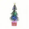 Luz noturna de árvore de Natal colorida para presente, vela eletrônica LED brilhante, luz de ambiente decorativa, presente de Natal para crianças