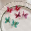 Pendientes de diseño colorido de mariposa dulce y fresca para mujer, pendientes de personalidad de lujo ligeros y de alta calidad, venta al por mayor