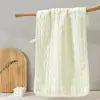Toalha de Banho Macia com Junta de Bambu Conjunto de Toalhas de Banho Toalha de Rosto em Fleece Coral Toalha de Banho Grande para Adultos Uso Doméstico Toalha de Absorção de Água