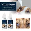 Las Gotas para Ojos de Mascotas Kineshinex Son Adecuadas para Gatos y Perros, Eliminador de Manchas por Lágrimas, Alivian la Picazón en los Ojos y Aclaran los Ojos