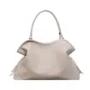 Bolsa grande de trama com padrão para mulheres, novo modelo 2026, bolsa de ombro de nicho de alta qualidade, bolsa tote casual da moda