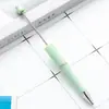 Creative diy plástico frisado caneta caneta esfera aparência plástica pode ser impresso logotipo plástico frisado caneta spot atacado