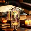 Marcadores de Libro de Acrílico Set de Halloween, Exquisitos Marcadores como Regalos de Graduación para Maestros, Regalos Creativos y Hermosos