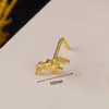Moda Joker Nuevo Anillo de Nariz de 7 Barras Mariposa Luna Aro de Nariz Aro de Cartílago de Oreja Acero Inoxidable Barra en L Perforación de Nariz de Moda
