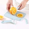 Três peças de faca de frutas de cerâmica descascador de faca terno de corte de frutas pequena casa descascador de cozinha portátil