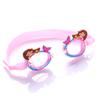 Gafas de natación impermeables para niños, caja, cangrejo de dibujos animados, niños y niñas, bebé, antivaho, impermeables, entrenamiento de natación, gafas de natación