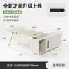 Escritorio de Computadora para Jefe, Escritorio de Supervisor para Gerente de Finanzas con Gabinete Lateral, Escritorio de Oficina Minimalista Moderno con Silla, Set de 1.6m