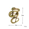Insignia Retro de Alas de Ángel Europeas y Americanas Broche de Traje Hebilla de Pin para Mujer Broche de Serpiente de Personalidad Accesorios de Medalla