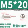 Tornillos de Cabeza Plana Cruzada Niquelados Tm con Cabeza Pan Grande y Cabeza Paraguas M2 M2.5 M3 M4 M5 M6 M8 Sujetadores, Calidad Grado a