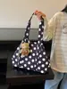 Bolsa de Ombro Grande de Alta Qualidade com Bolinhas Transfronteiriça Verão 2026 Novo Estilo Feminino Bolsa Tote Casual de Nicho para o Dia a Dia
