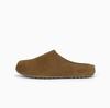 Nueva Versión de Piel de Oveja del Estilo Lazy Row~Estilo Retro Zapatillas Birkenstock de Suela Gruesa sin Cordones para Mujer, Piel Genuina
