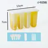 Molde Clássico Antigo para Picolé Ferramenta Caseira para Picolé de Feijão Mungo Bandeja de Gelo Criativa DIY com 4 Peças Recipiente para Fazer Sorvete