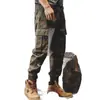 Calça de Trabalho Retro Americana Masculina Primavera Outono 2025 Nova Solta Reta Tendência Marca Jogger Outono Calças Casuais Masculinas