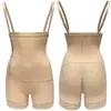Roupas Modeladoras Transfronteiriças Tudo-em-um Calça Modeladora Abdominal e de Quadril Zíper Lateral Calça Modeladora Corporal Cintura Apertada Forte Quente