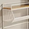 Prateleira de Banheiro Acima do Vaso Sanitário, Armário Organizador sem Furo para Suprimentos de Banheiro, Organizador de Prateleira para Vaso Sanitário