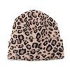 Comercio electrónico transfronterizo Amazon más vendido gorro de punto de leopardo tendencia de moda para mujer Joker gorro de lana gorro de invierno para mujer moda
