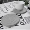 Posavasos de Tierra de Diatomeas Posavasos Lavable Posavasos de Barro de Diatomeas Posavasos Absorbente Redondo Simple Adornos de Cocina Posavasos Antiescaldado