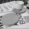 Posavasos creativo de lodo de diatomeas, alfombrilla absorbente, alfombrilla antideslizante, posavasos para taza de té, venta al por mayor pequeña, grabado de logo directo de fábrica