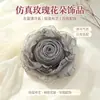 Flor de Rosa Artificial de Tela Estilo Coreano Adornos Flores de Rosa DIY Accesorios para Ropa Cabello Bolsas