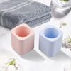 Soporte para cepillo de dientes de un solo agujero de lodo de diatomeas simple, para baño del hogar, lavabo, soporte de lodo de diatomeas de un solo agujero para cepillo de dientes eléctrico