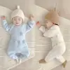 Conjunto de Roupa Íntima, Pijama de Bebê Outono e Inverno, Roupa Base Outono, Roupas para Recém-Nascidos, Moderno