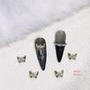 Borboleta Strass 53 Luz Explosiva Luxo Cristal Incrustado DIY Usar Patch de Armadura Acessórios Zircônia Unha Joias Fábrica